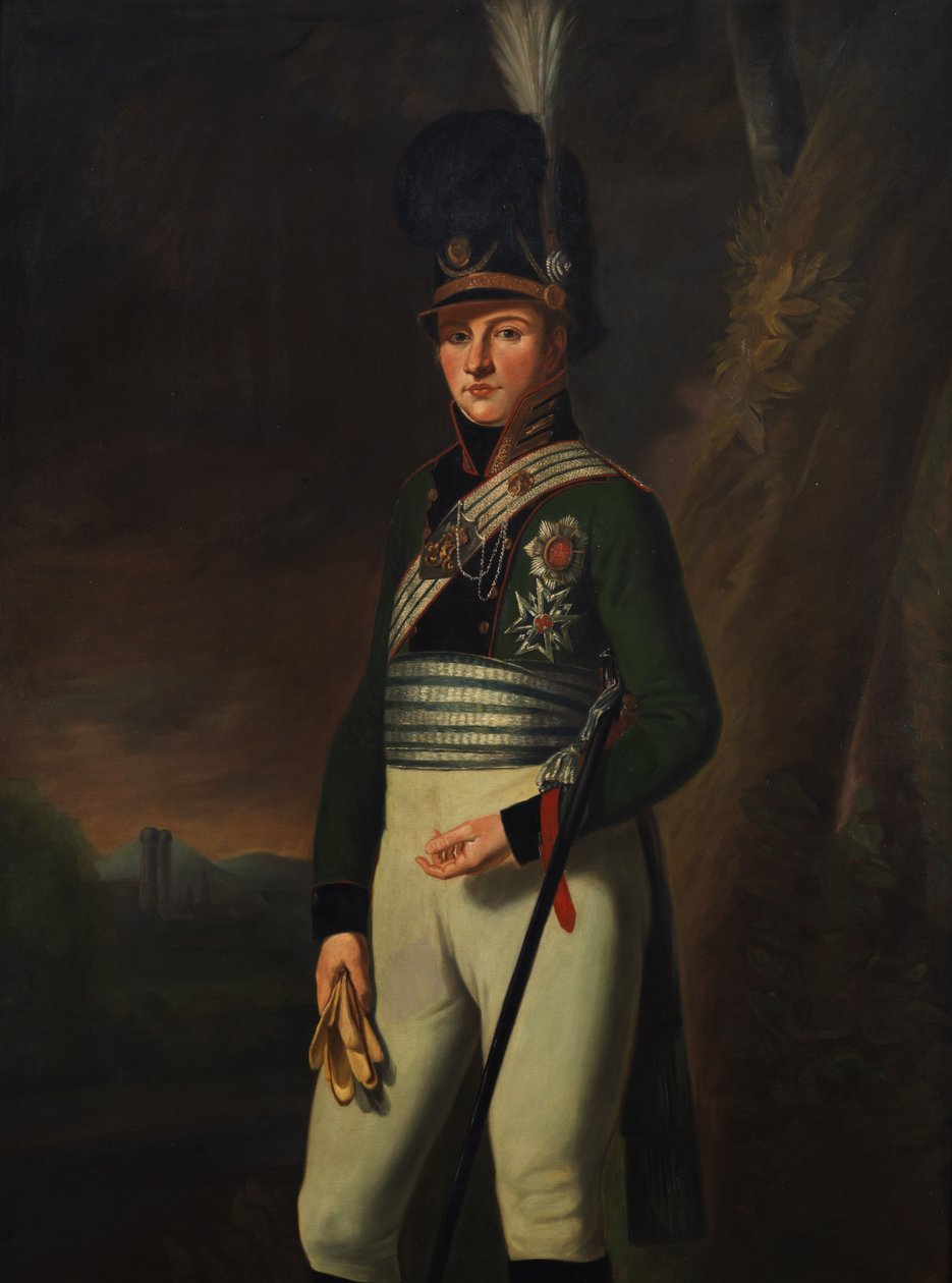 Kronprins Ludwig (senere kong Ludwig I) som oberst ved Chevau-légers Regiment af Unknown