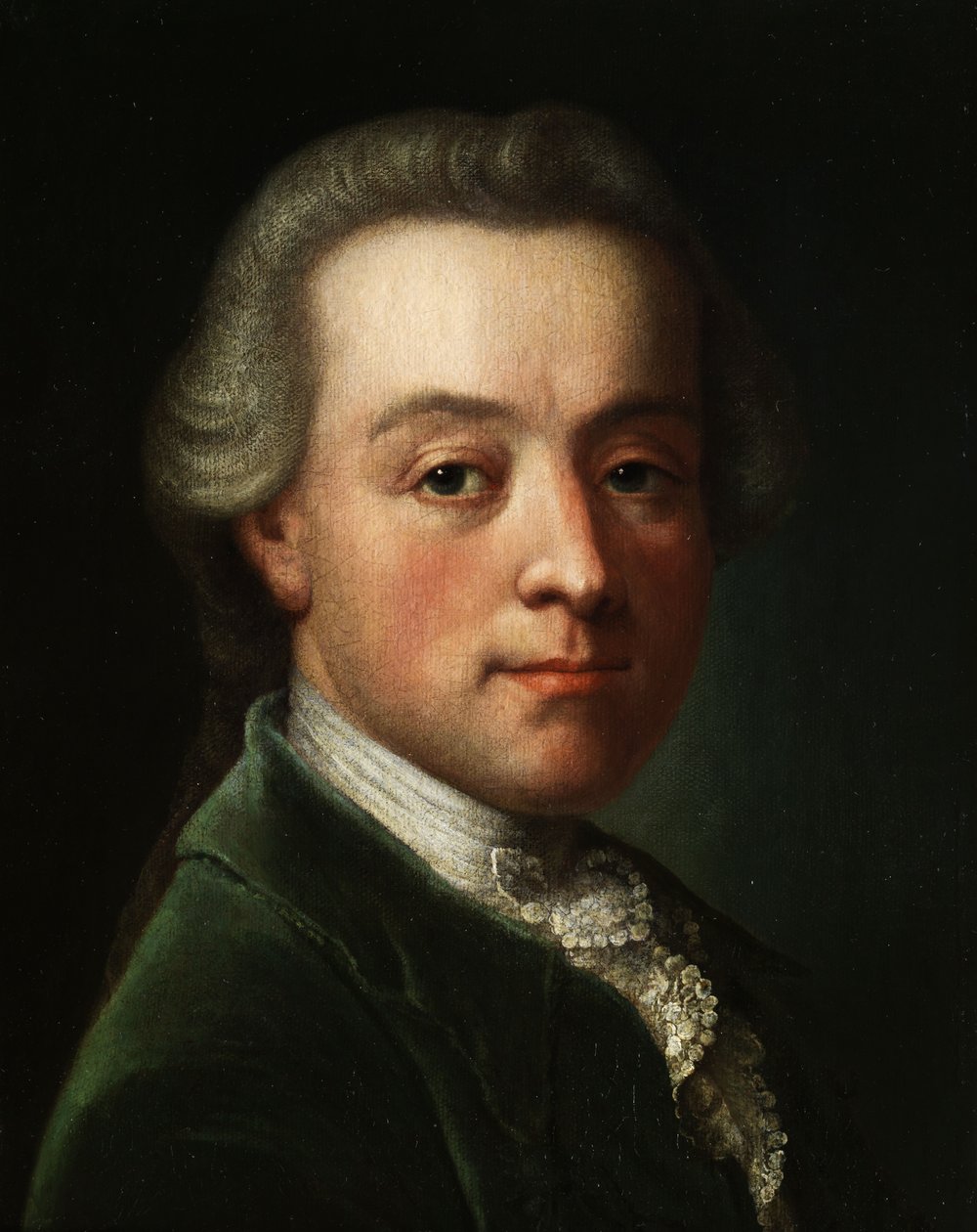 Portræt Wolfgang Amadeus Mozart, 1700 -tallet af Unknown