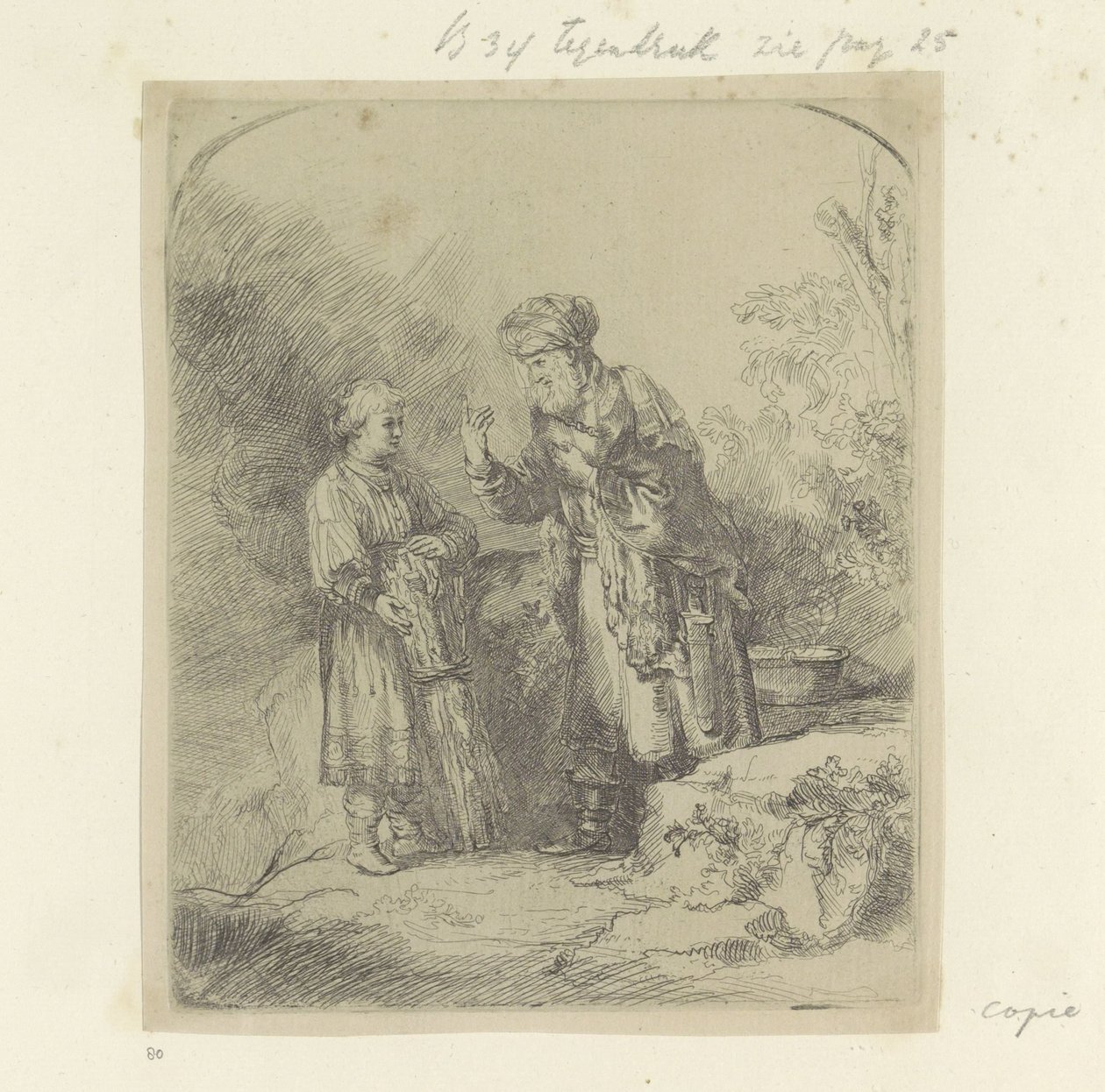 Abraham i Izak Samling af 85 originale tryk (serietitel) af Anonymous