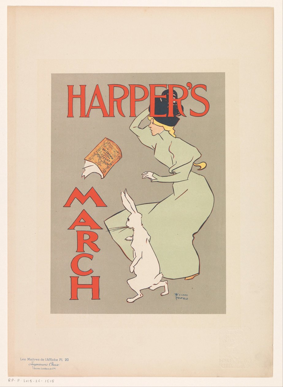 Annonce for et martsnummer af Harper