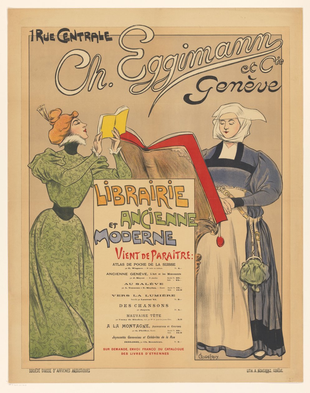 Plakat fra forlaget Ch. Eggimann et Cie i Genève af Anonymous