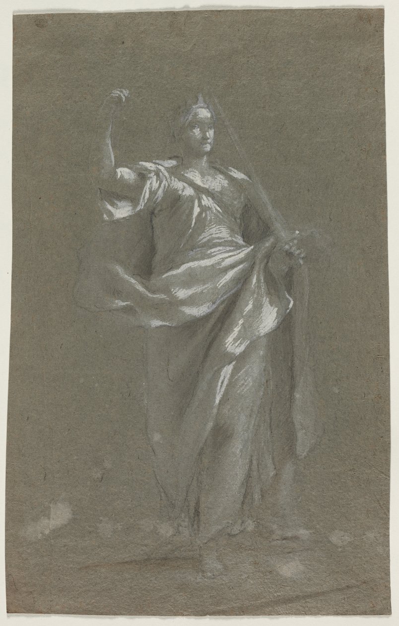 Allegorisk figur (recto og verso) af Anonymous