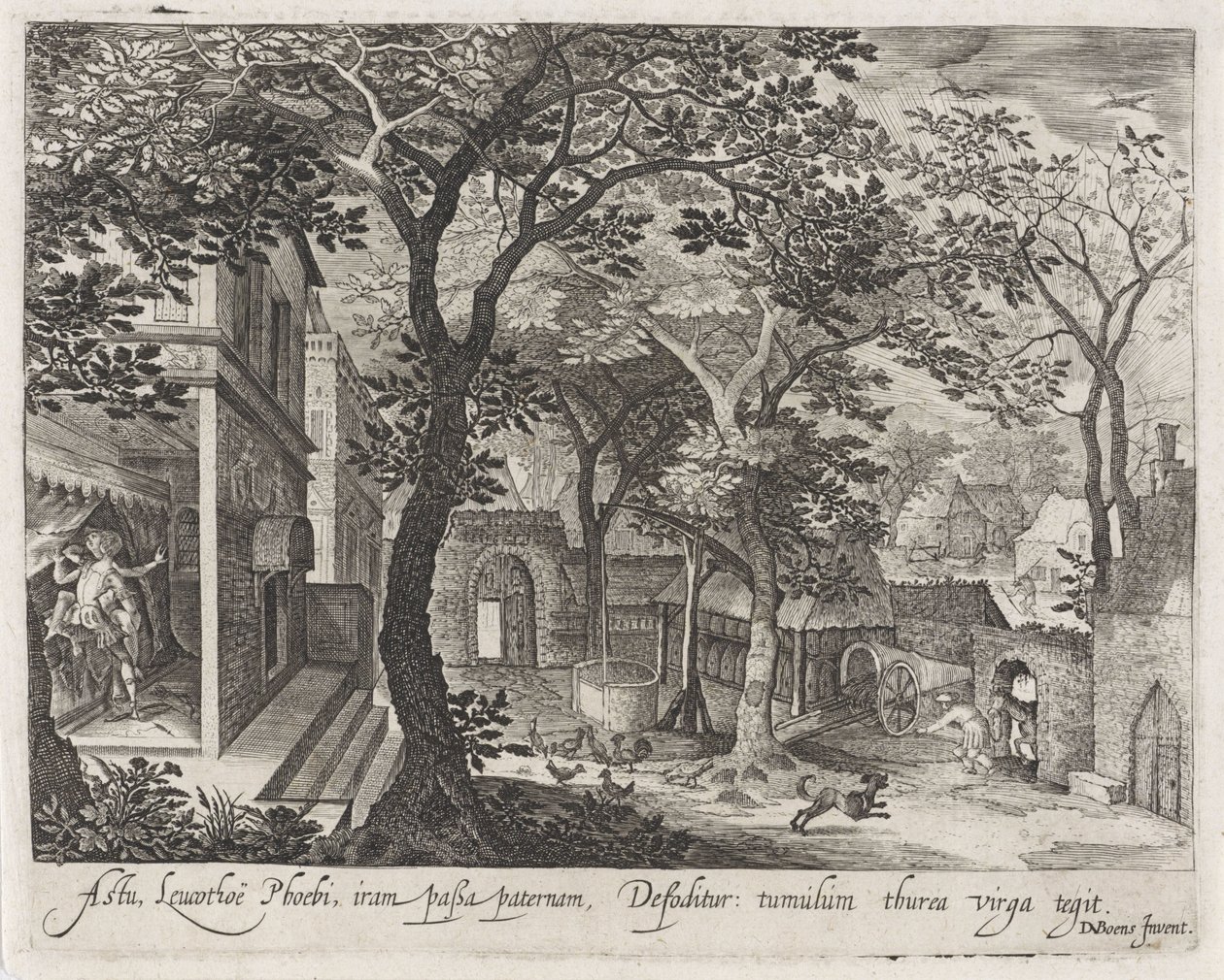 Apollo en Leucothea Scener fra Ovids Metamorphoses (serietitel) af Anonymous