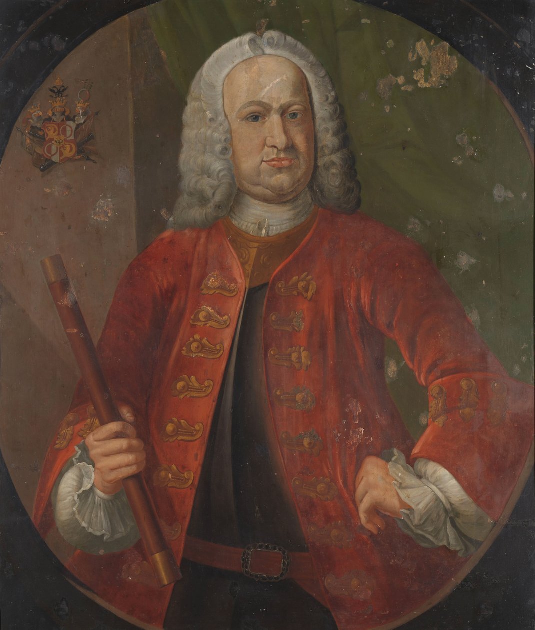 Baron Gustaaf Willem van Imhoff (1743-1750) Portræt af Gustaaf Willem, Baron van Imhoff, generalguvernør for Det Hollandske Ostindiske Kompagni af Anonymous