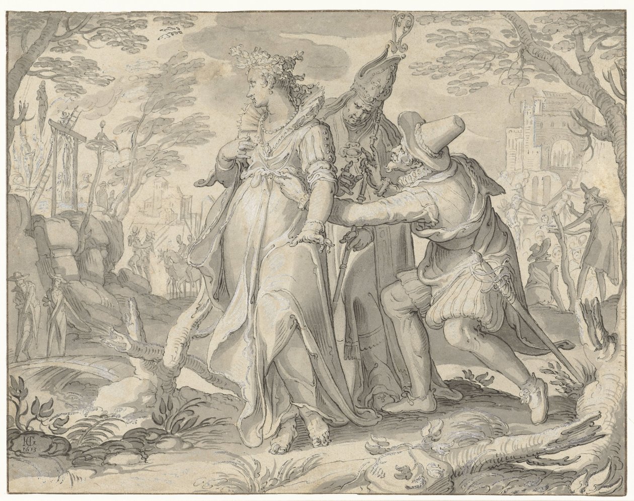 Trusler mod Holland Allegories Dutch Revolt (serietitel) af Anonymous
