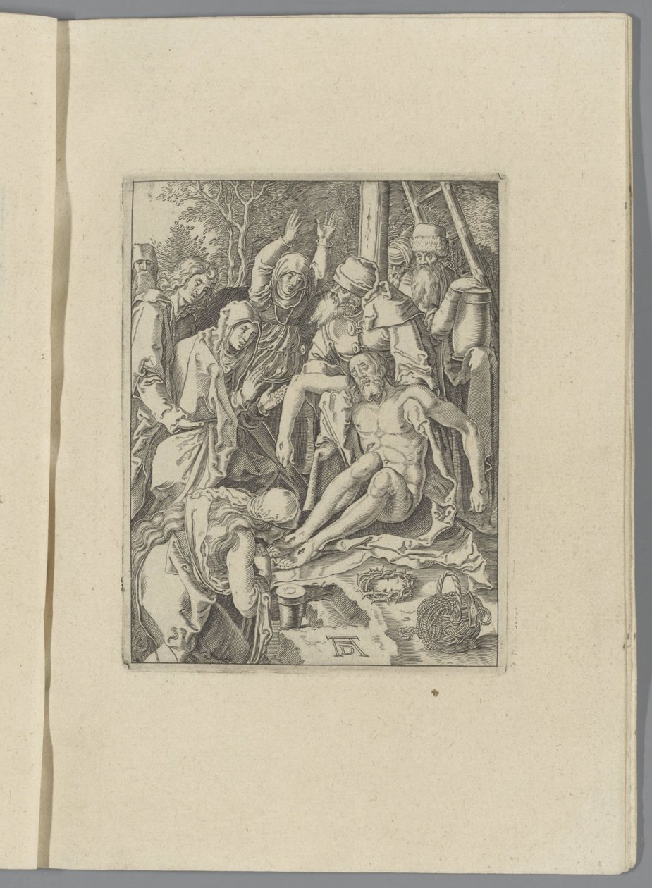 Mellemliggende De kleine Passie (serietitel) The Passion of Christ afbildet af Albert Durer fra Nürnberg (serietitel) af Anonymous