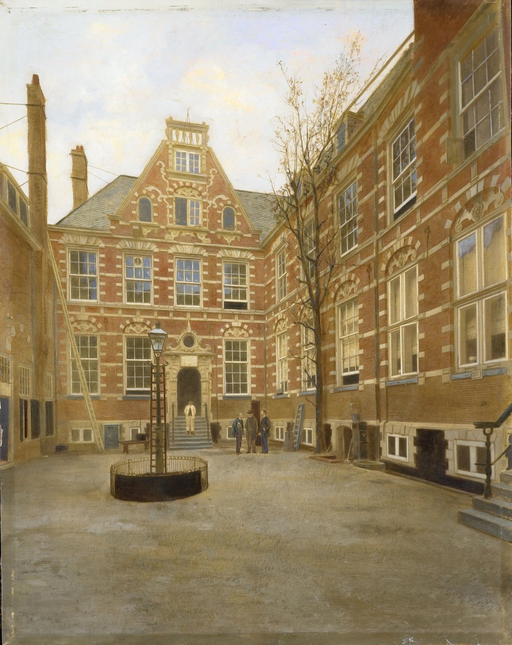 Gården til det østindiske hus i Amsterdam af Anonymous