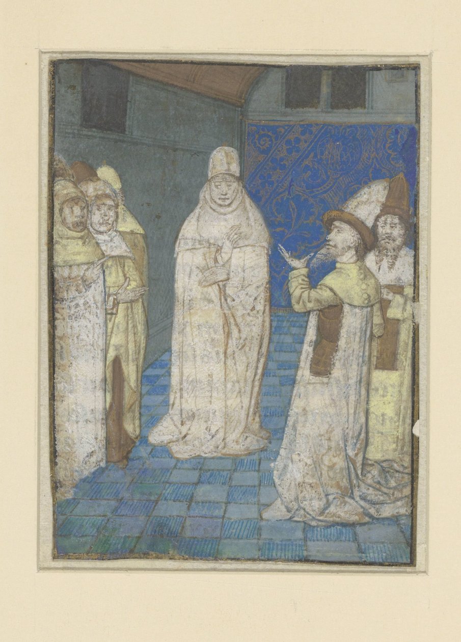 Boccaccio mægler i en diskussion The Adventures of Noble Men and Women (serietitel) af Anonymous