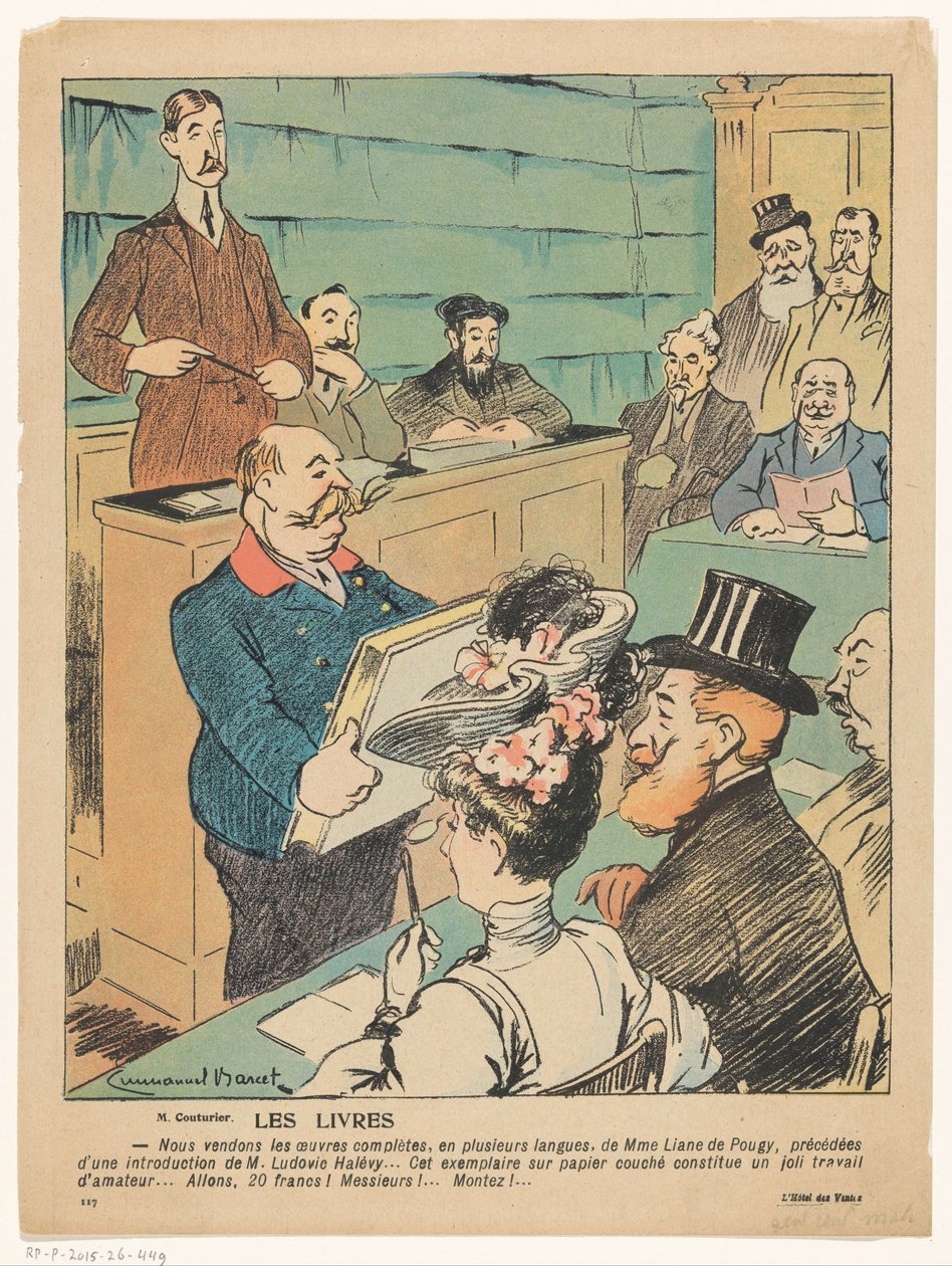 Bogauktion Les livres (titel på objekt) af Anonymous