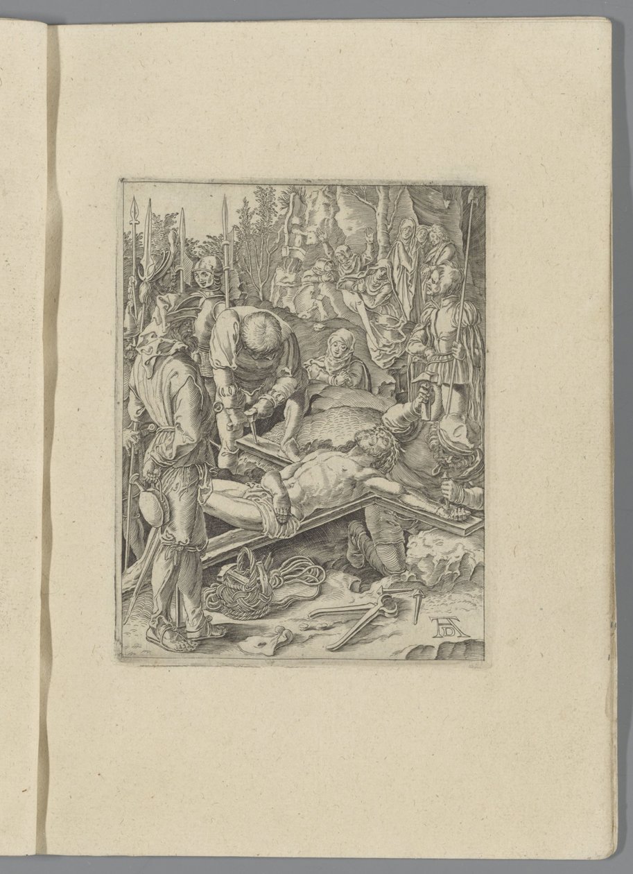 Kristus naglede til korset The Little Passion (serietitel) Passio Christi Ab Alberto Durer Nurenburgensi Effigiata (serietitel) af Anonymous