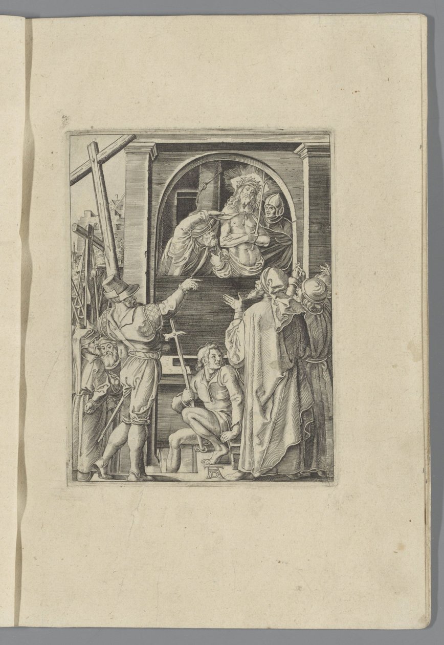 Christus the people of shown (Ecce homo) The Little Pass (serietitel) Passio Christi Ab Alberto Durer Nürnberg-figur (serietitel) af Anonymous