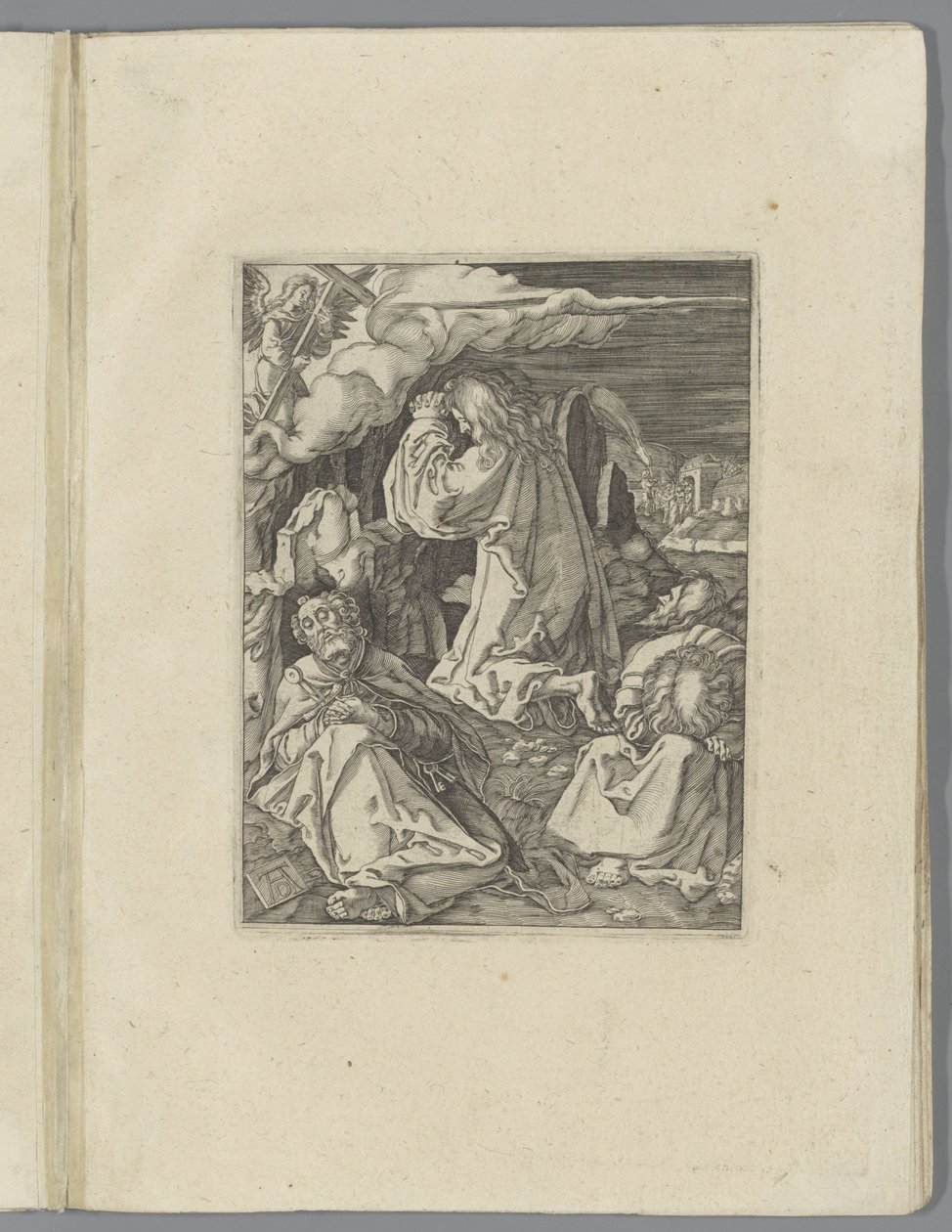 Christus i Getsemane have The Little Pass (serietitel) Passio Christi Ab Alberto Durer Nürnberg-figur (serietitel) af Anonymous