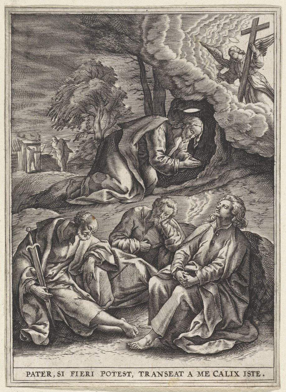 Kristus i Getsemane Have Scener fra Kristi lidenskab (serietitel) af Anonymous