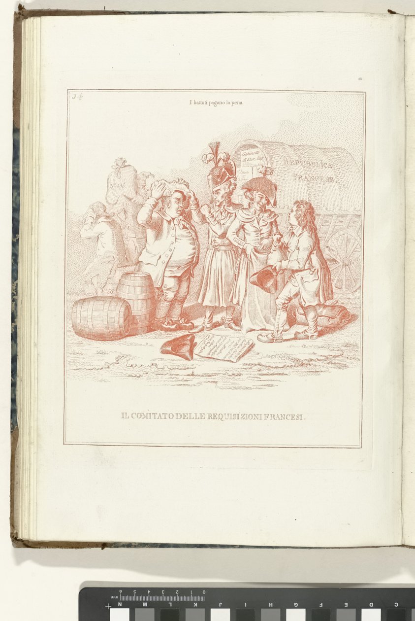 Comité van Franse Rekwisities, 1795 Den franske rekvisitionskomité (titel på objekt) Hollandia Regenerata (Italiensk kopie) (serietitel) The regeneration of Holland: spechio to all regenerated people (serietitel på objekt) af Anonymous