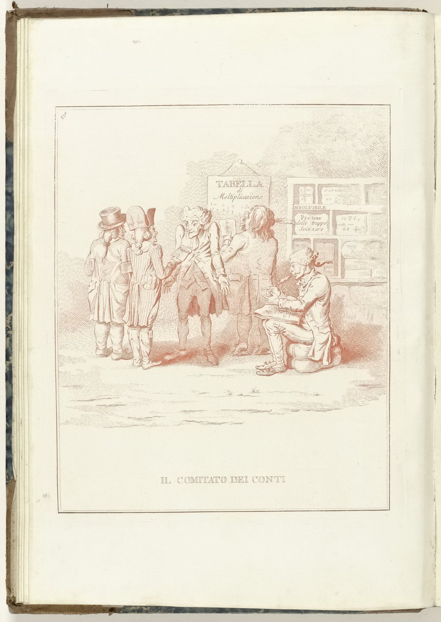 Comité van Rekeningen, 1795 Revisionsudvalget (titel på objekt) Hollandia Regenerata (Italiensk kopie) (serietitel) Hollands regeneration: et spejl til alle regenererede folk (serietitel på objekt) af Anonymous