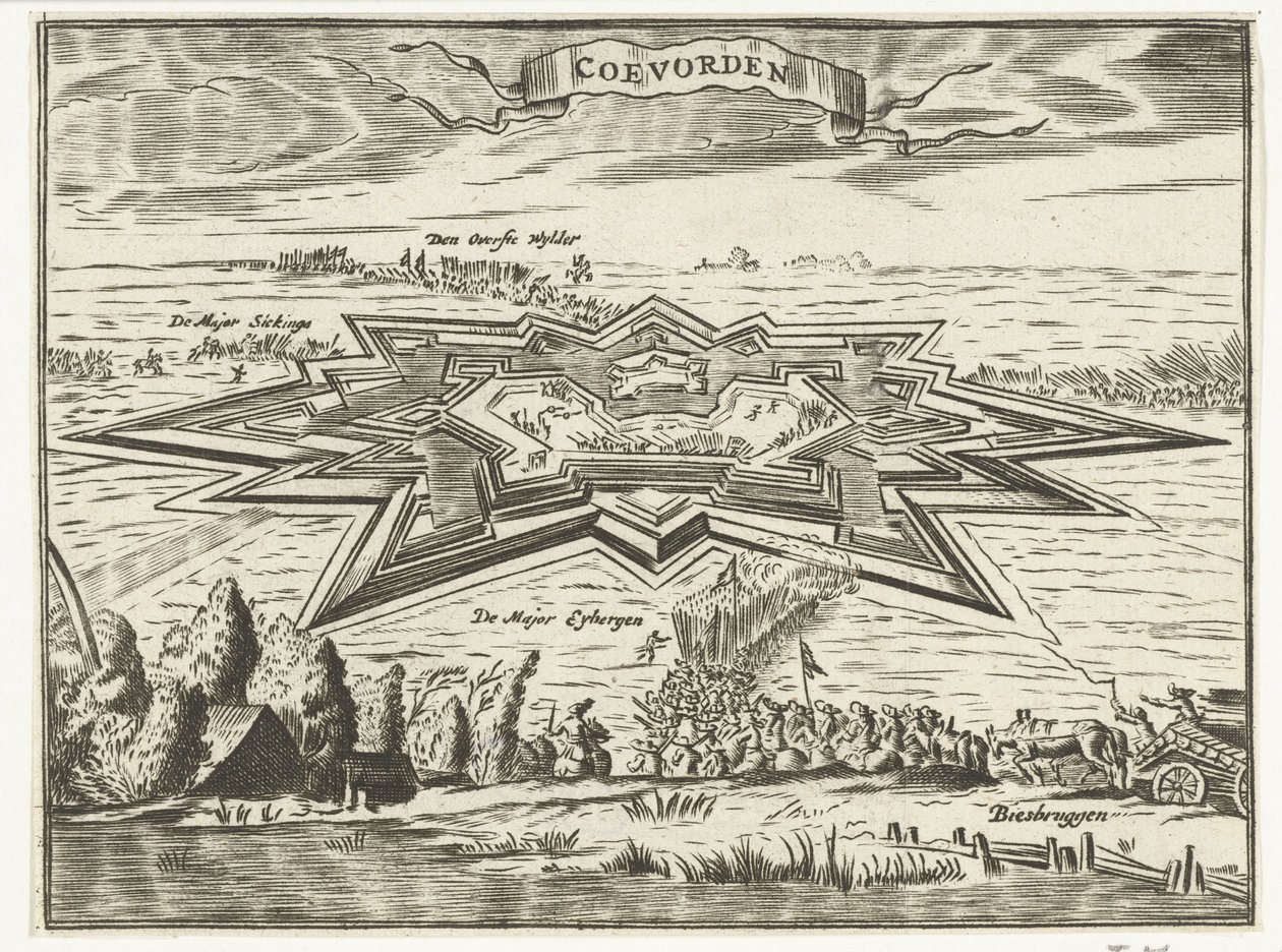 Stormen af ​​Coevorden, 1672 af Anonymous