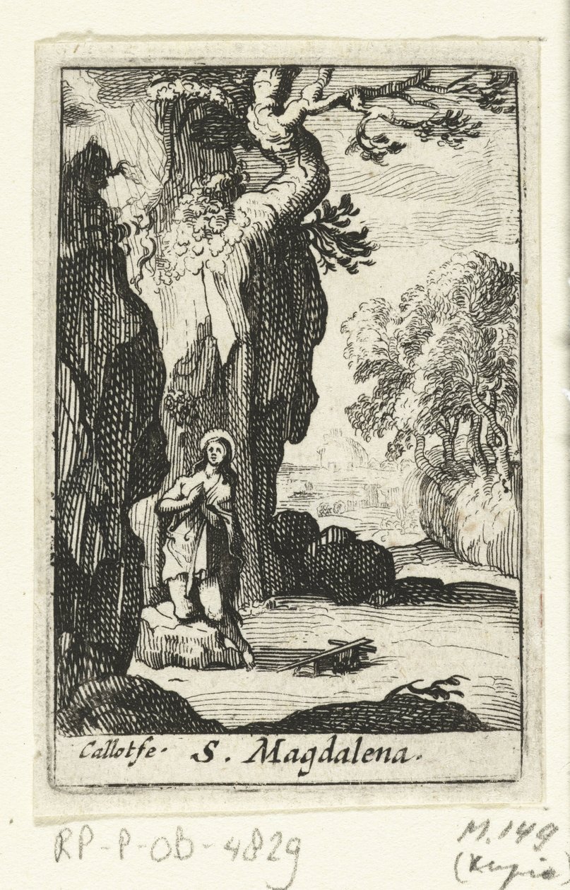 Den angrende Maria Magdalene S. Magdalena (titel på objekt) The Penitent Saints (serietitel) af Anonymous