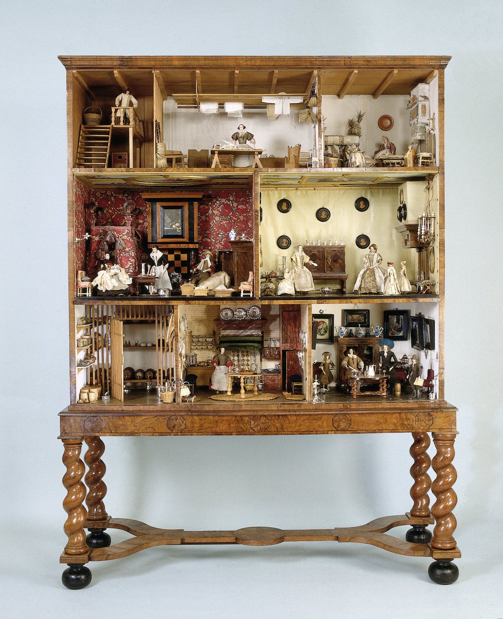Petronella Dunois dukkehus, ca. 1676 (træ) af Anonymous
