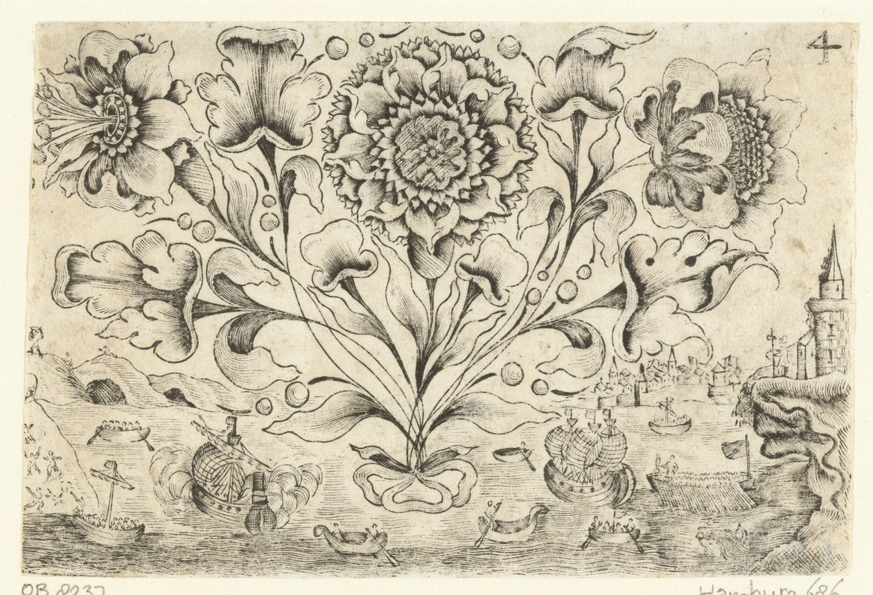Tre blomster og fire blade New Flowers and Leaves Book (serietitel) af Anonymous
