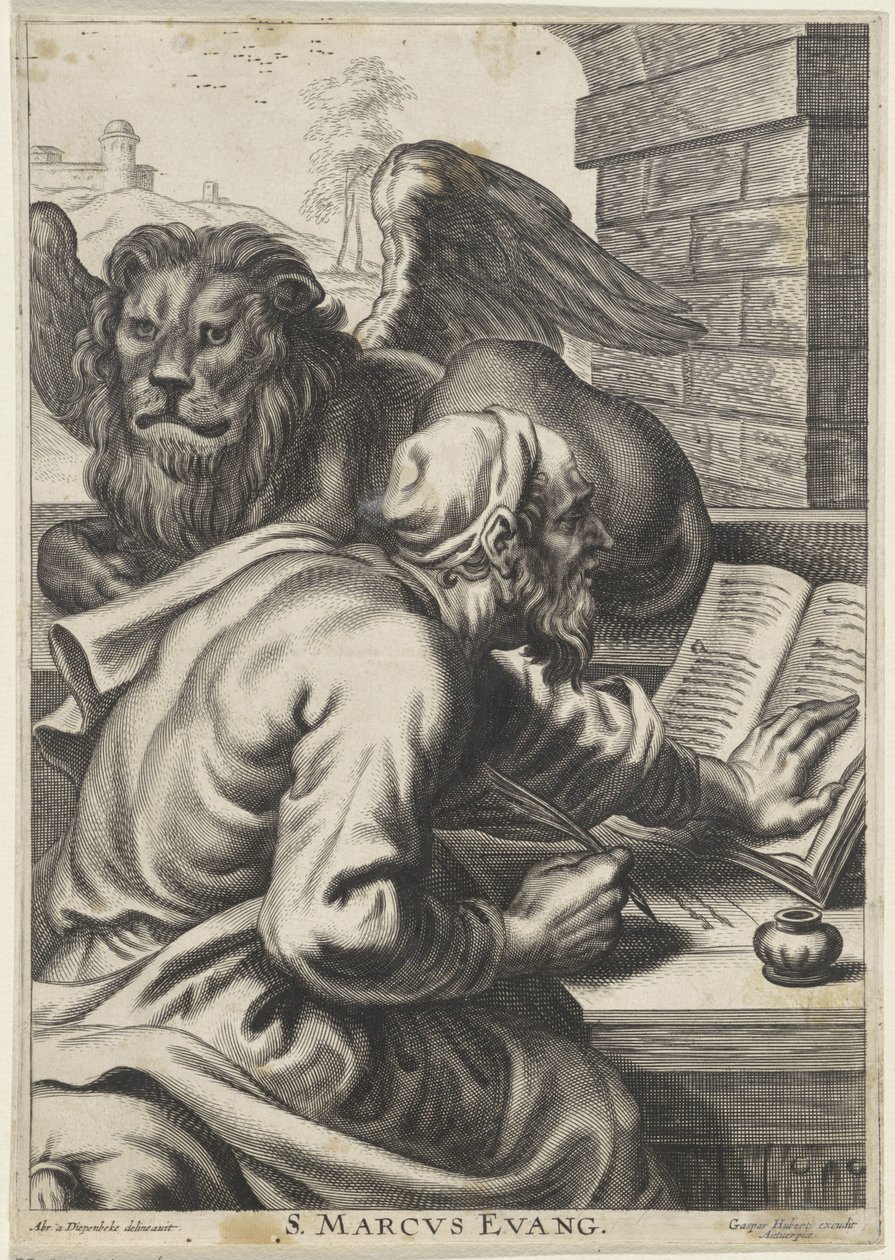 Evangelist Marcus S. Marcus Evang (titel på objekt) af Anonymous
