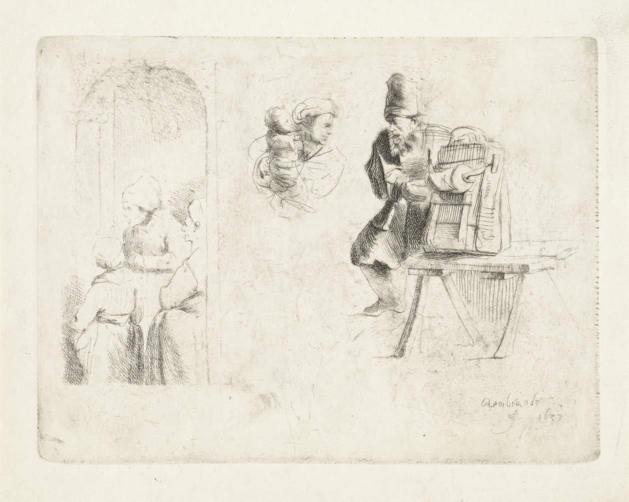 Figurstudier af Anonymous