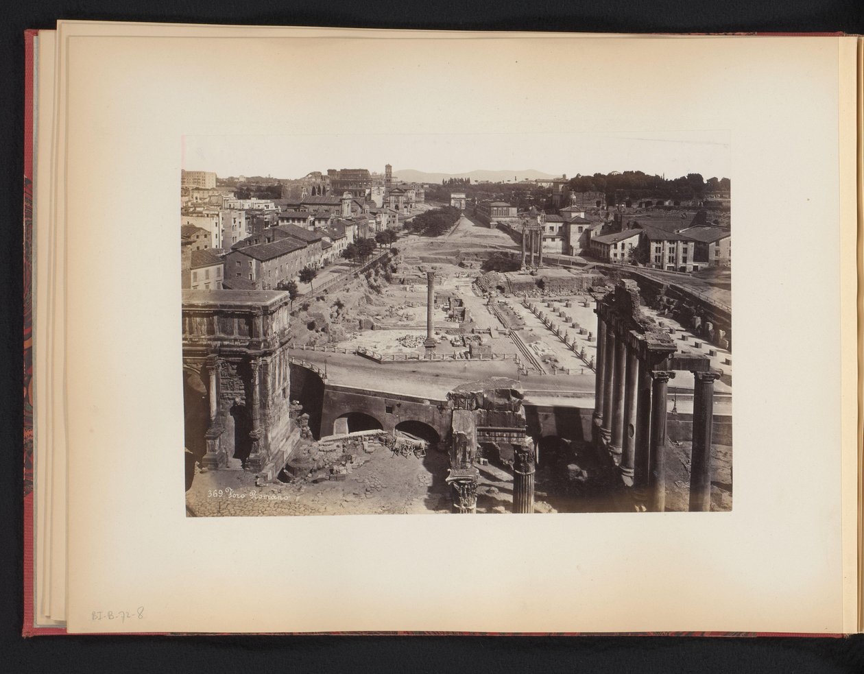 Forum Romanum i Rom, Italien Forum Romanum (titel på objekt) af Anonymous