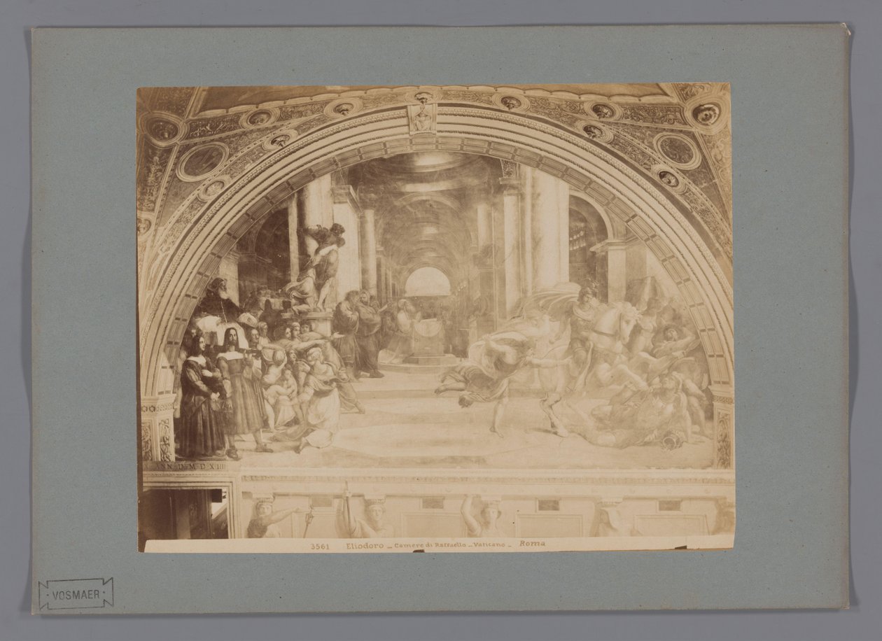 Fotoreproduktion af fresco Stanze d