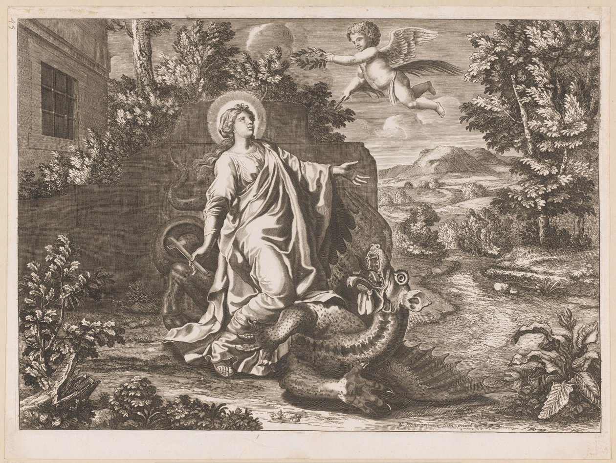St Margaret og dragen af Anonymous