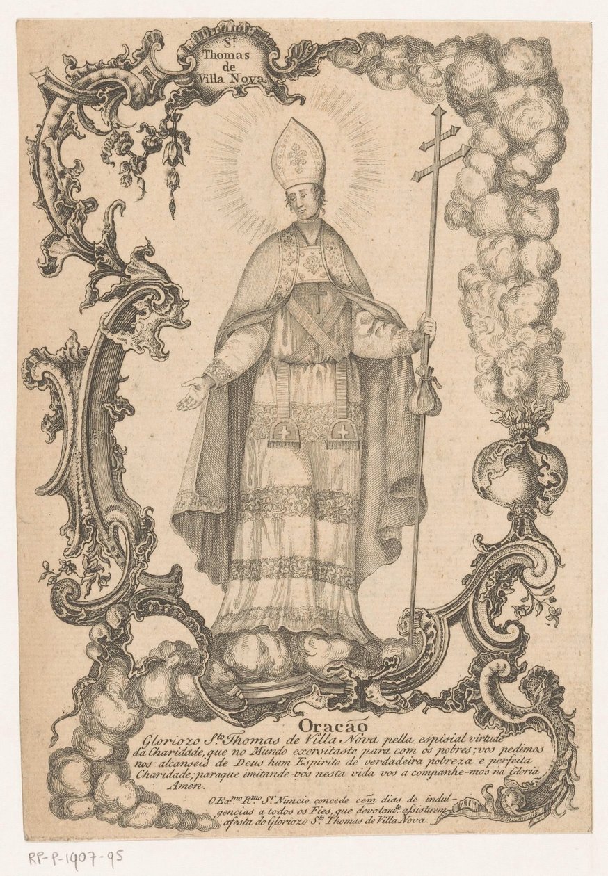 Sankt Thomas af Villanova af Anonymous