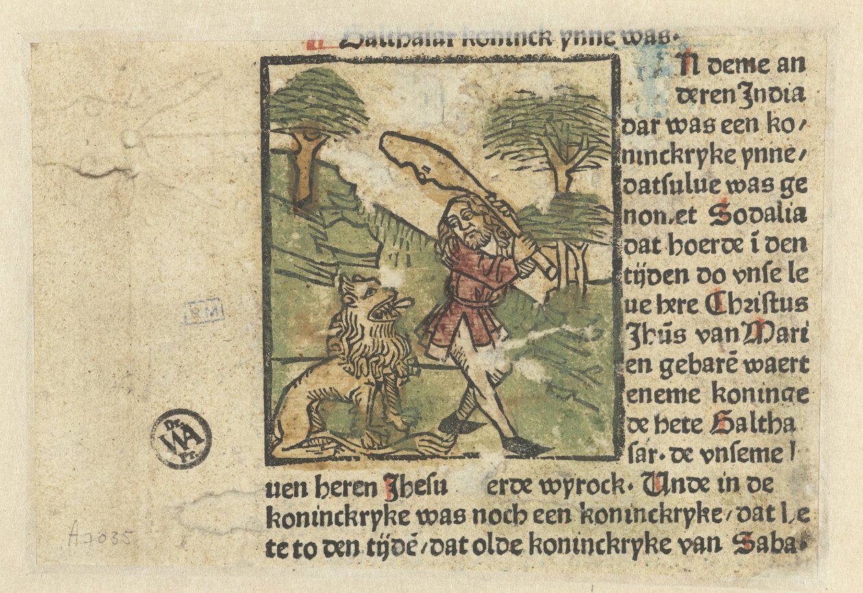 Hercules og Nemean Lion af Anonymous