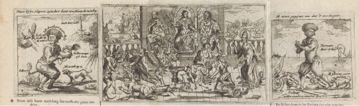 Hollandsk tragedie, 1673 Hollants sandere teater / Veu tragique d