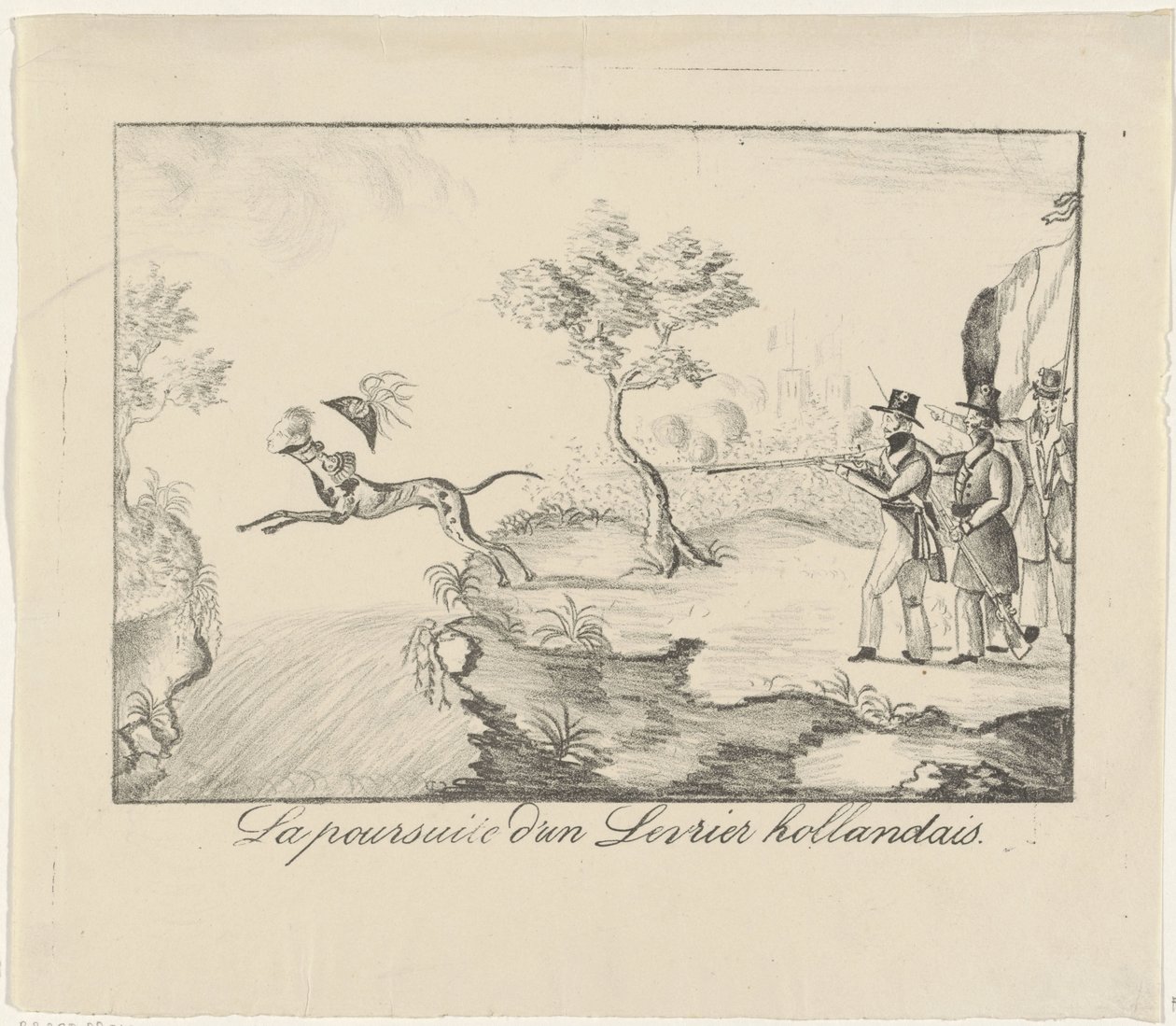 Jagt på en mynde, 1830 La poursuite d