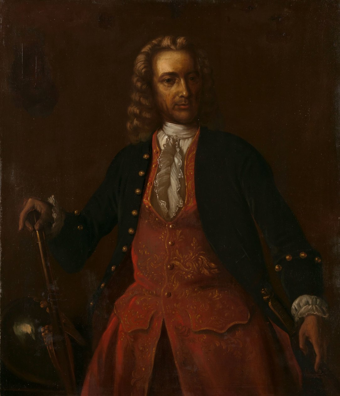 Jacob Mossel (1750-1761) Portræt af Jacob Mossel, generalguvernør for det hollandske ostindiske kompagni af Anonymous