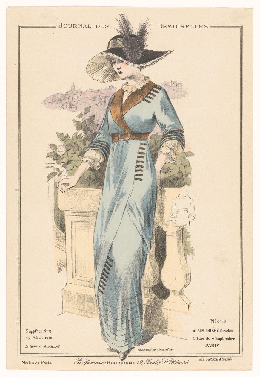 Journal des Demoiselles 15. august 1912, Nr. 5113 af Anonymous