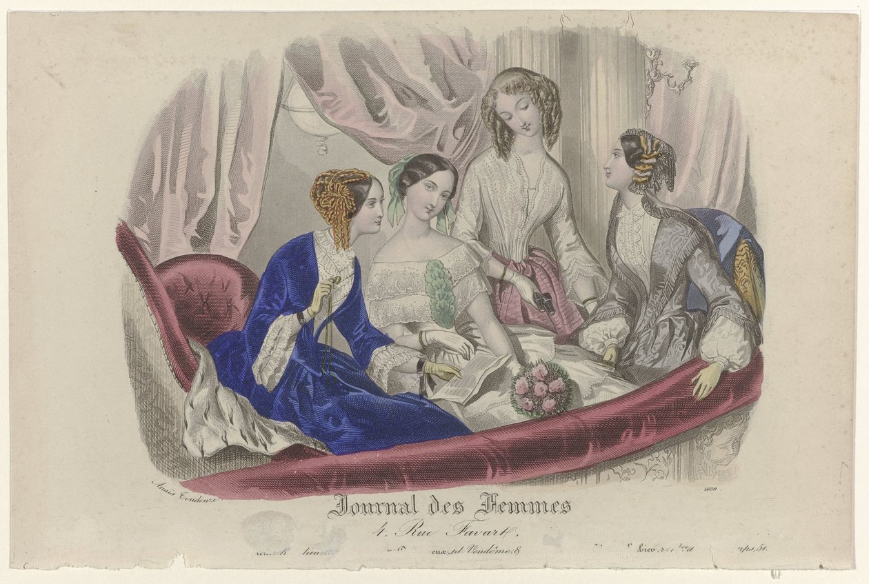 Kvindeblad, 1840-1851, Pl. 1639 af Anonymous