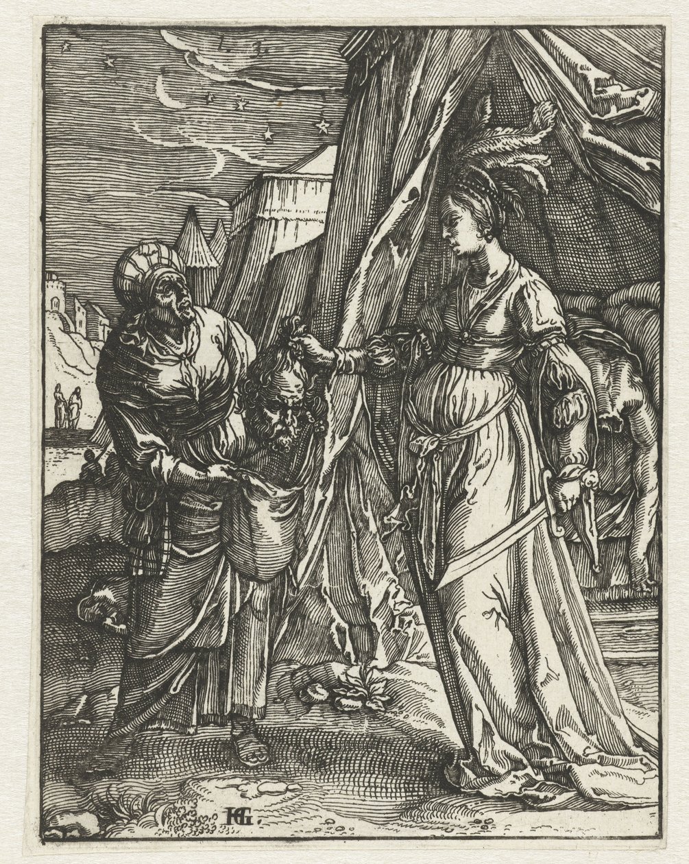 Judith med hovedet af Holofernes af Anonymous