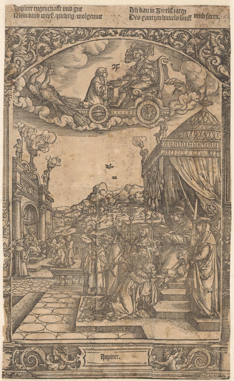 Jupiter og hans planetbørn Jupiter (titel på objekt) De syv planeter (serietitel) af Anonymous