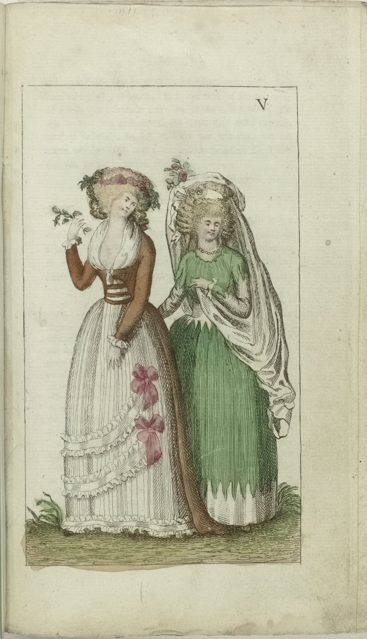 Mode- og smagsskab 1791, pl. Q af Anonymous
