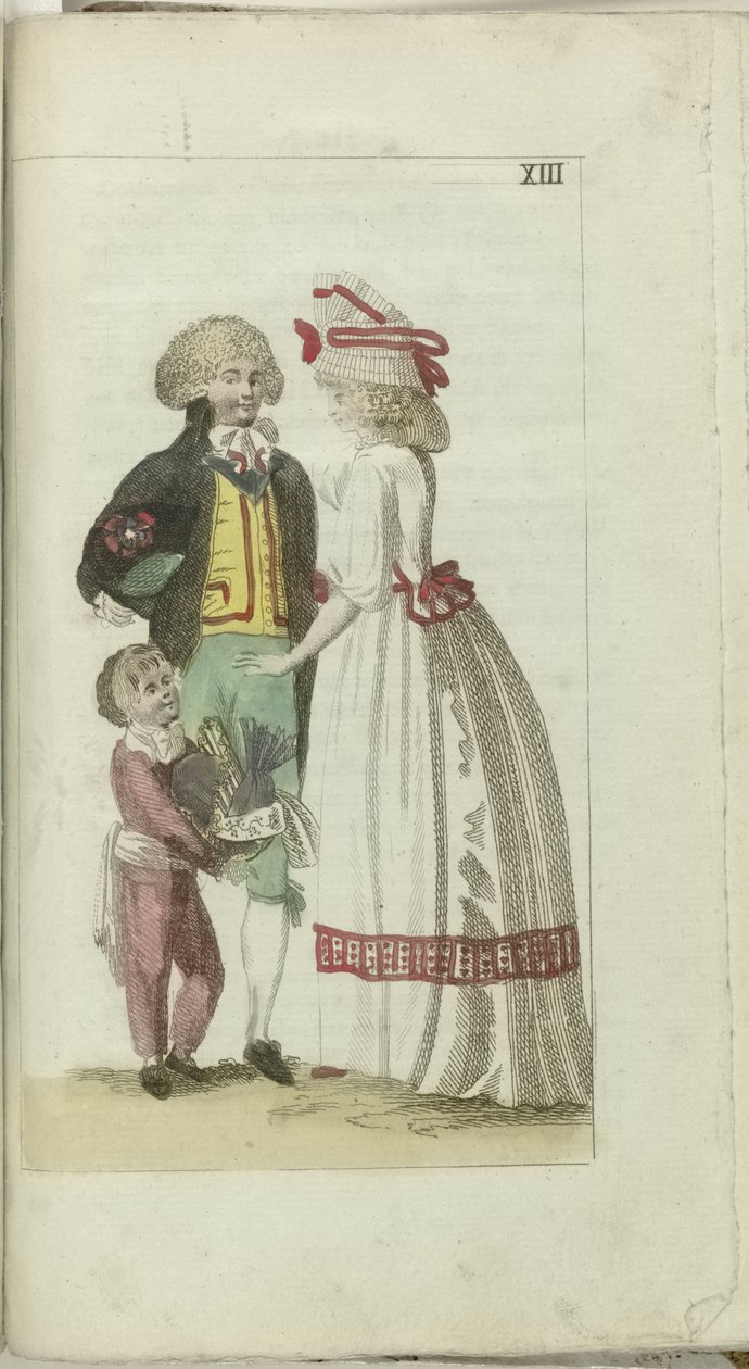 Kabinet for Mode og Smag 1791, pl. XIII af Anonymous