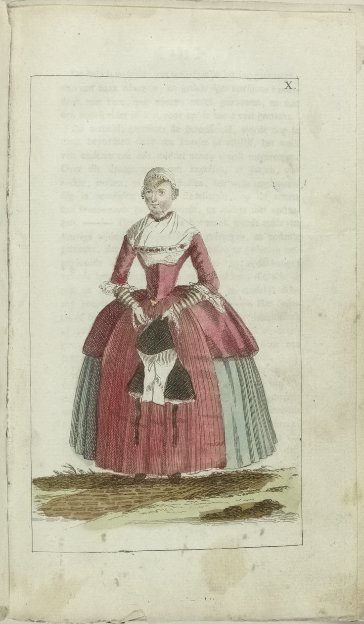 Kabinet for Mode og Smag 1791, pl. x af Anonymous