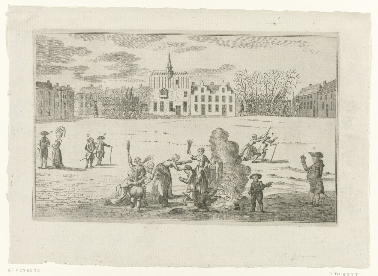 Afvisning af Arnhems borgmestre Bentinck og Brantsen, 1784 af Anonymous