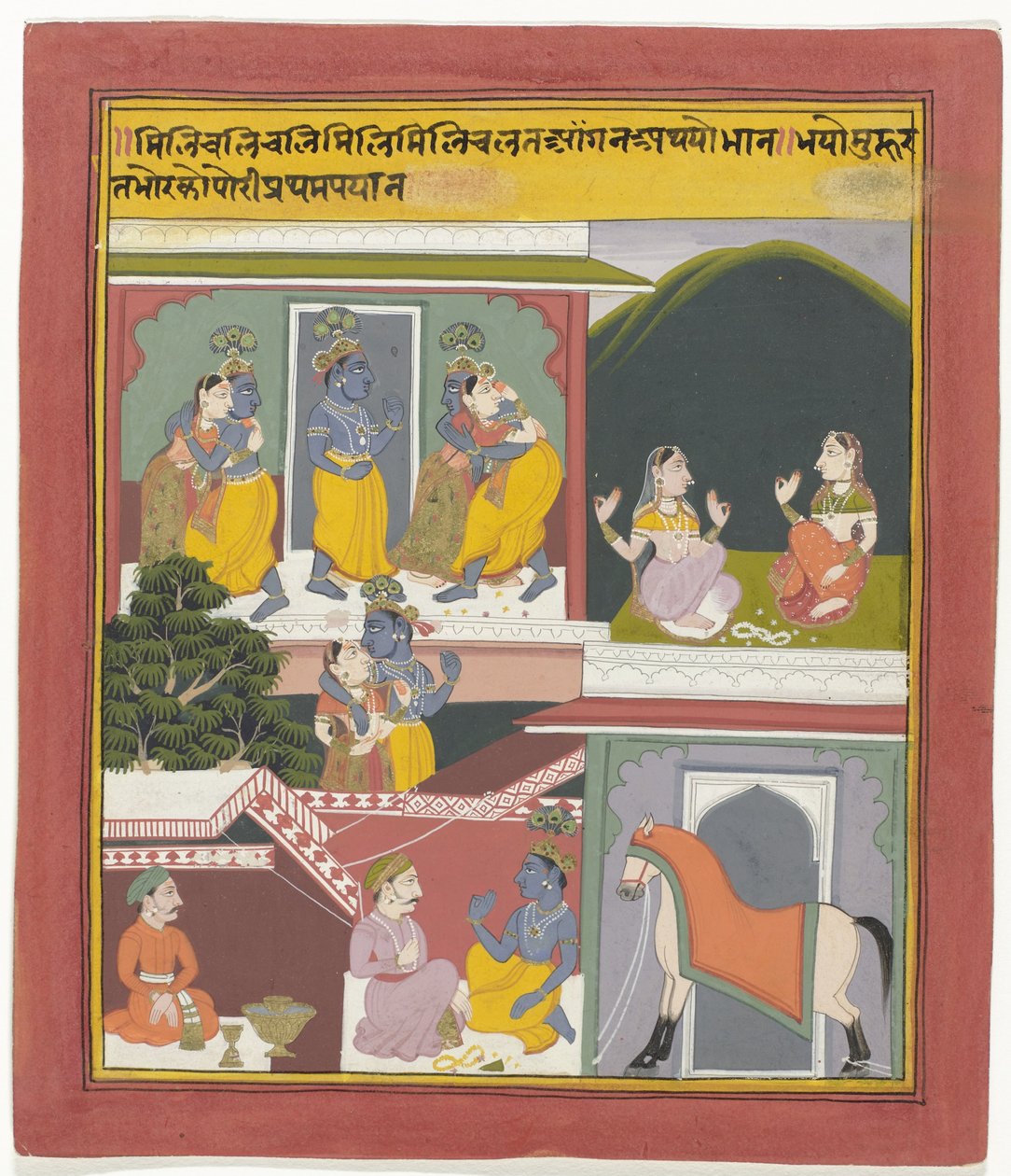 Krishna og Radha af Anonymous