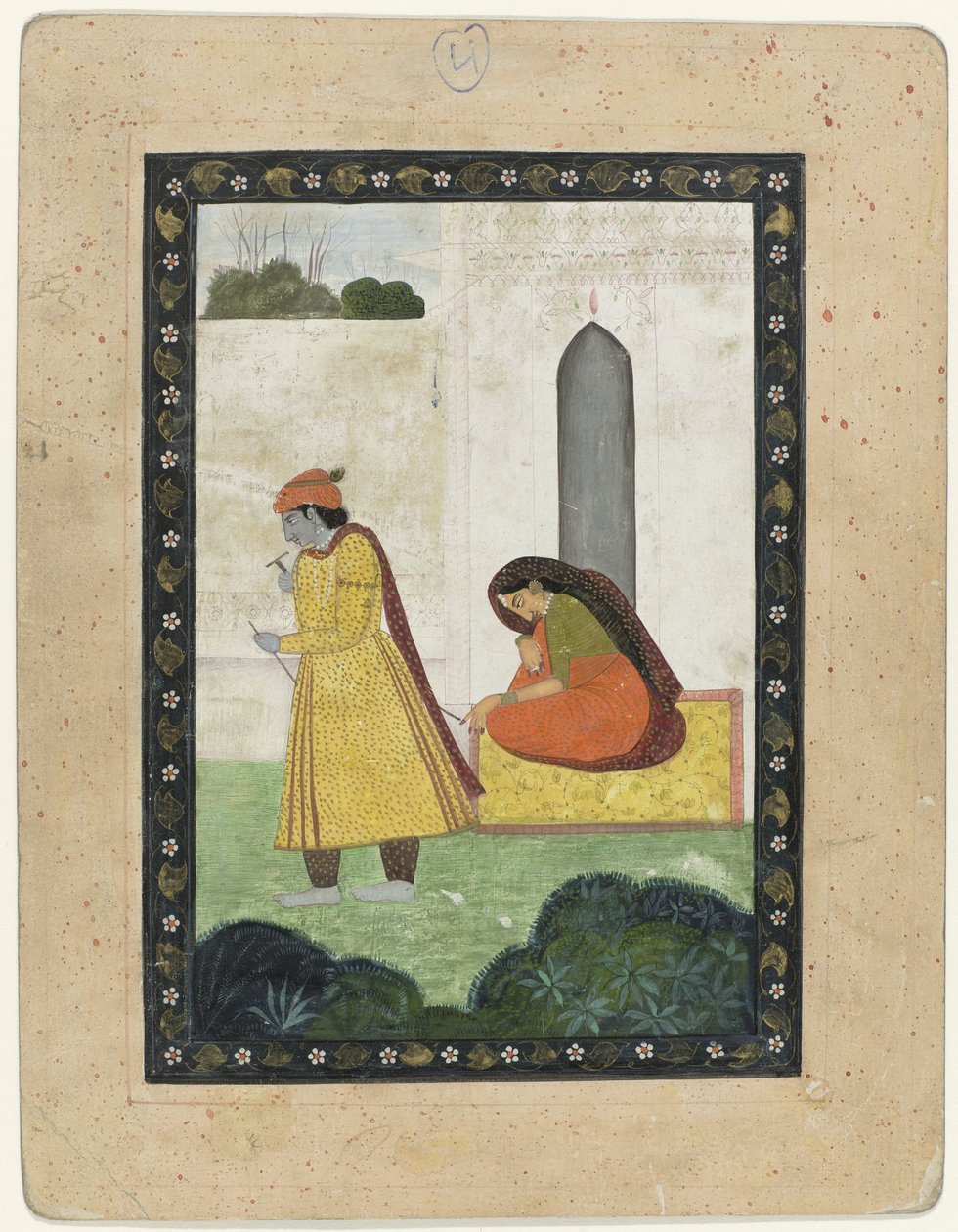 Krishna forlader Radha af Anonymous