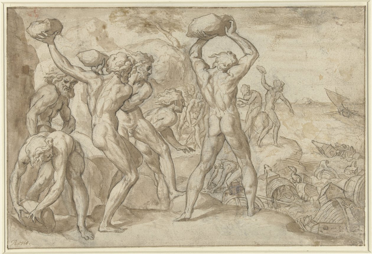 Laestrygonians knuser Odysseus