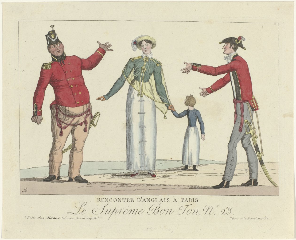 Le Suprême Bon Ton, 1800-1815, nr. 23: Engelsk møde i Paris af Anonymous