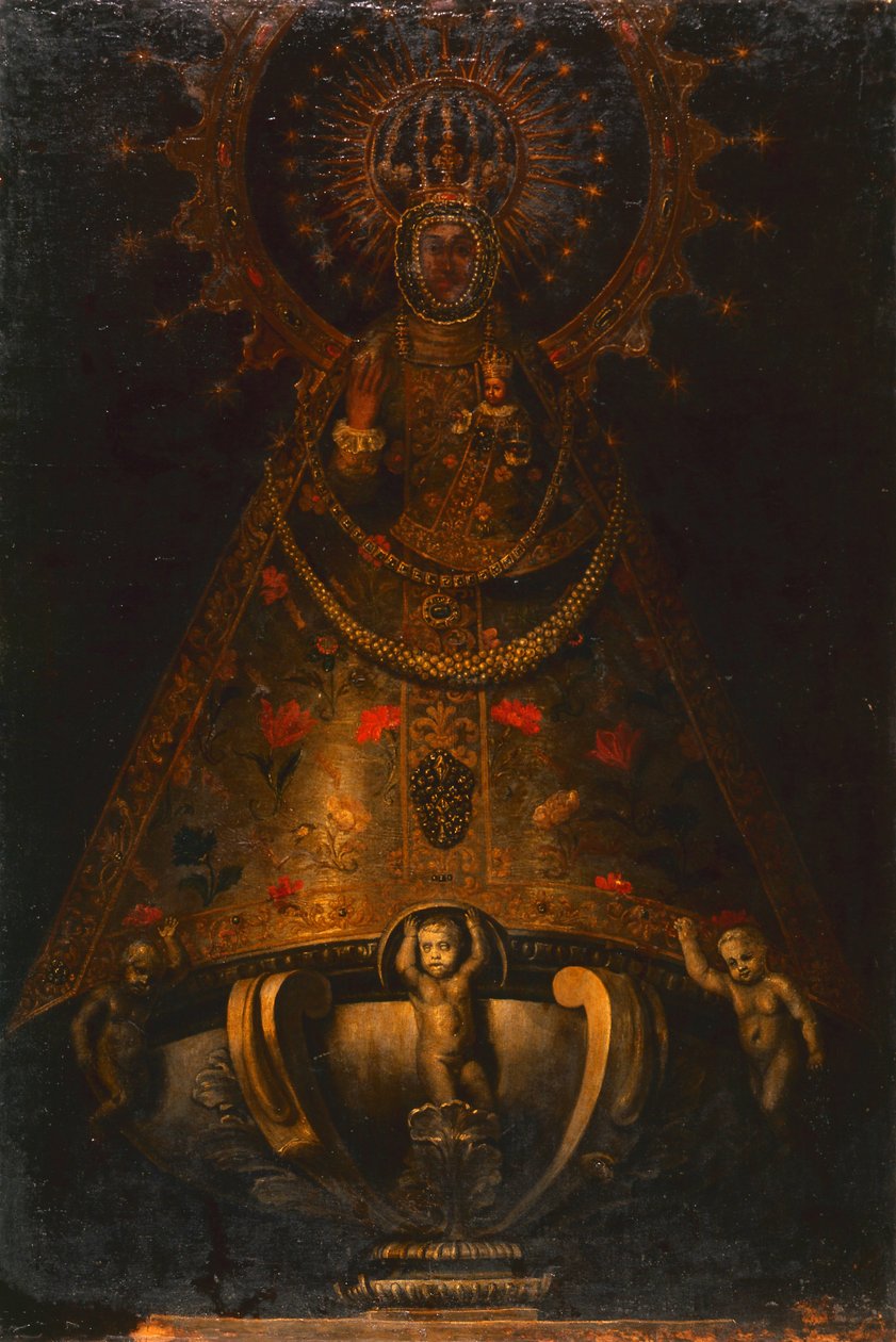 Madonna med frugt af Anonymous