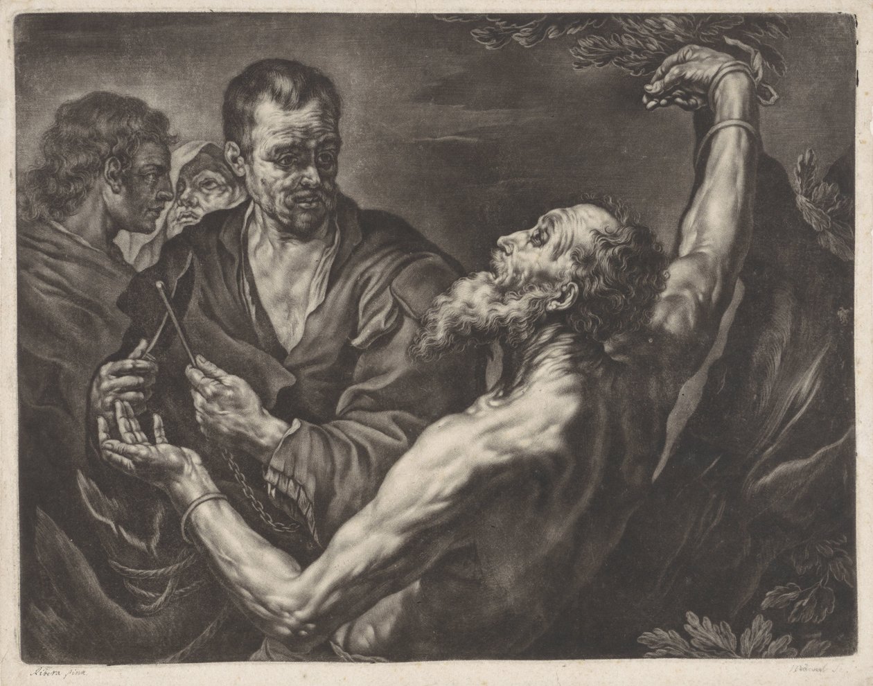 Saint Bartholomews martyrium af Anonymous