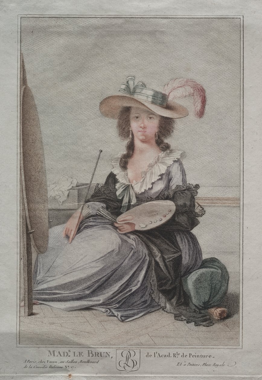 Fru Vigee Lebrun af Anonymous