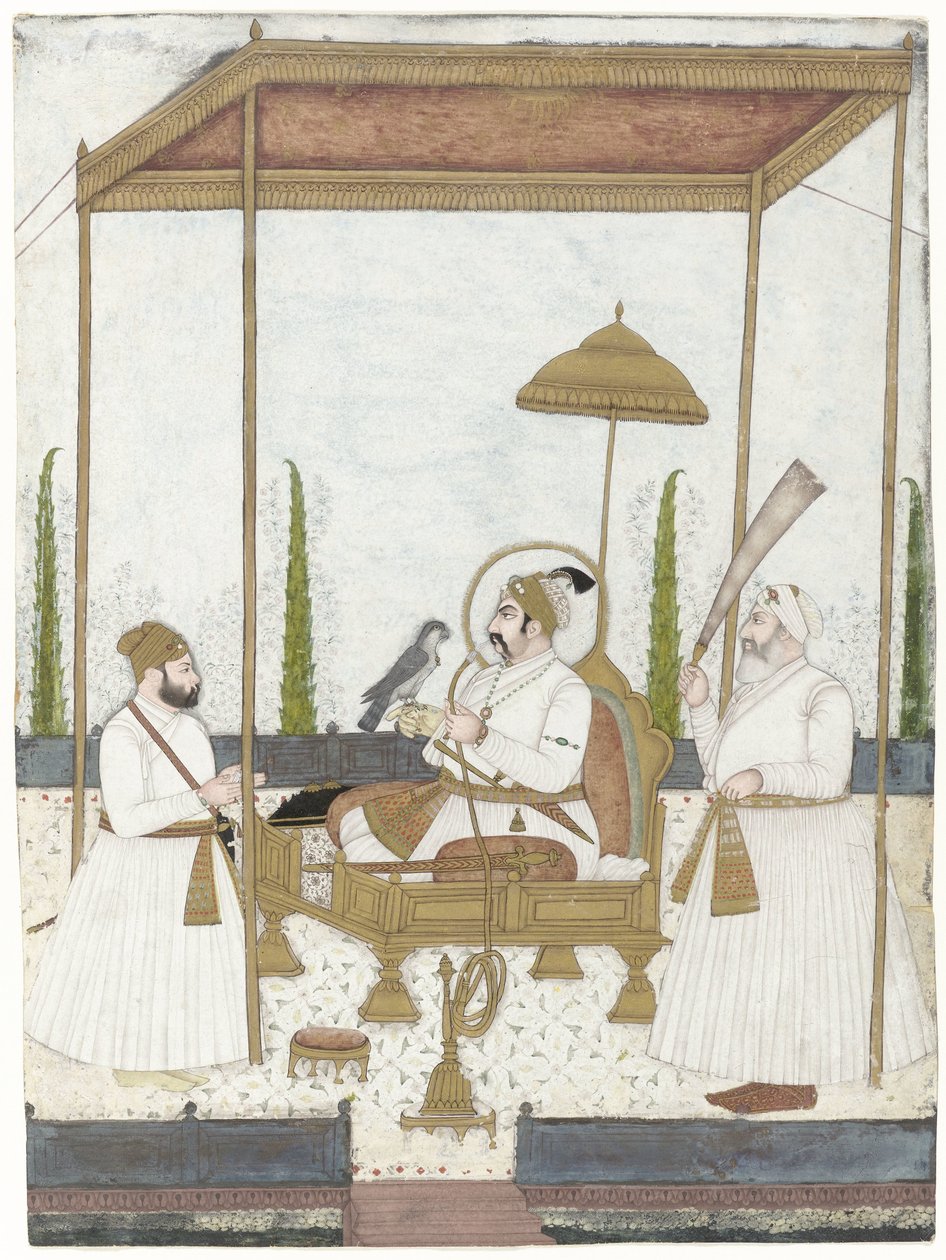Mohammed Shah modtager Qamar-ud-din Khan af Anonymous