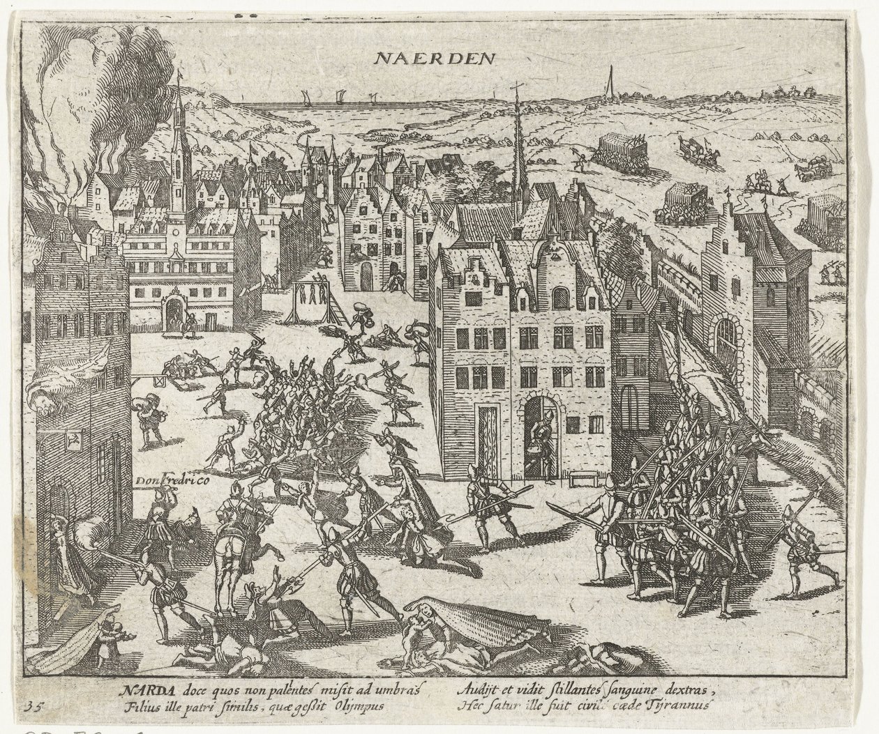 Spaniernes mord i Naarden, 1572 af Anonymous